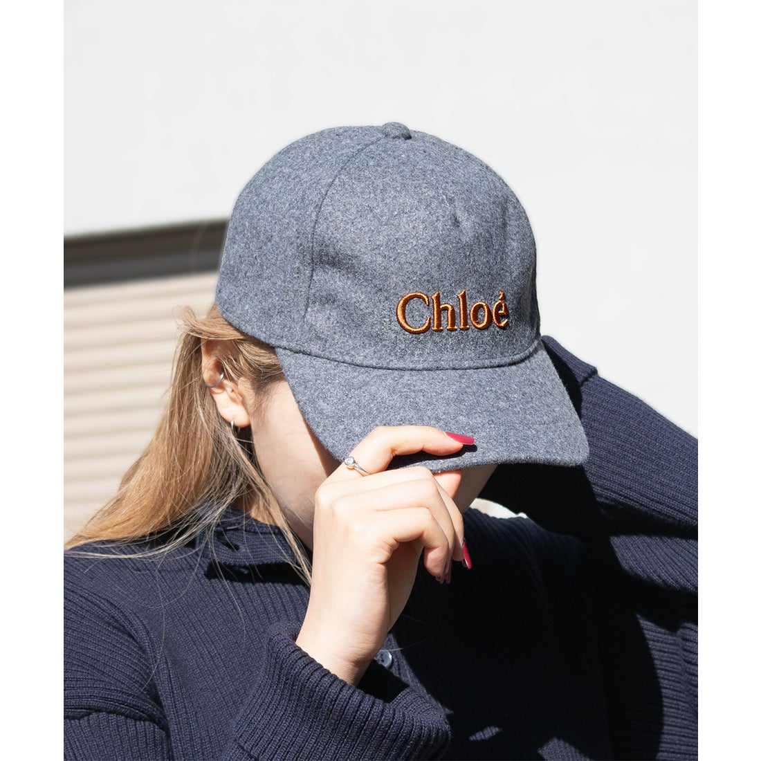 クロエ Chloe キャップ （グレー） -靴＆ファッション通販 ロコンド