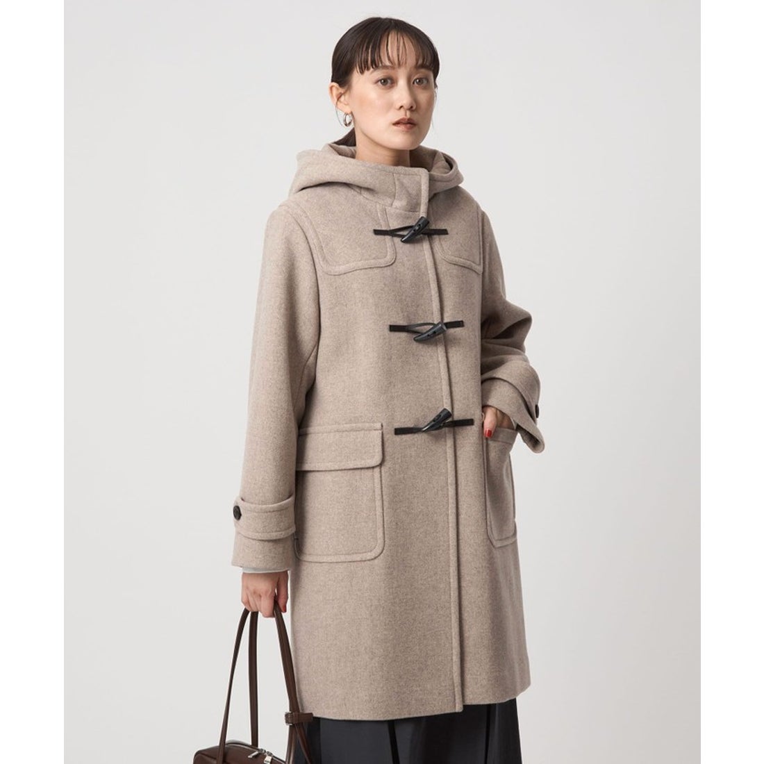 UNITED ARROWS green label relaxing ロング ダッフルコート （NATURAL
