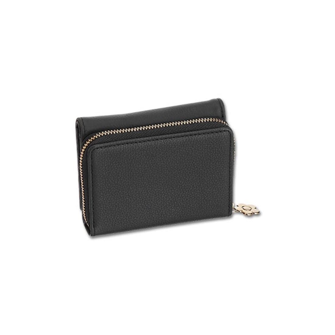マリークワント MARY QUANT ハートフロート ミニウォレット （ブラック