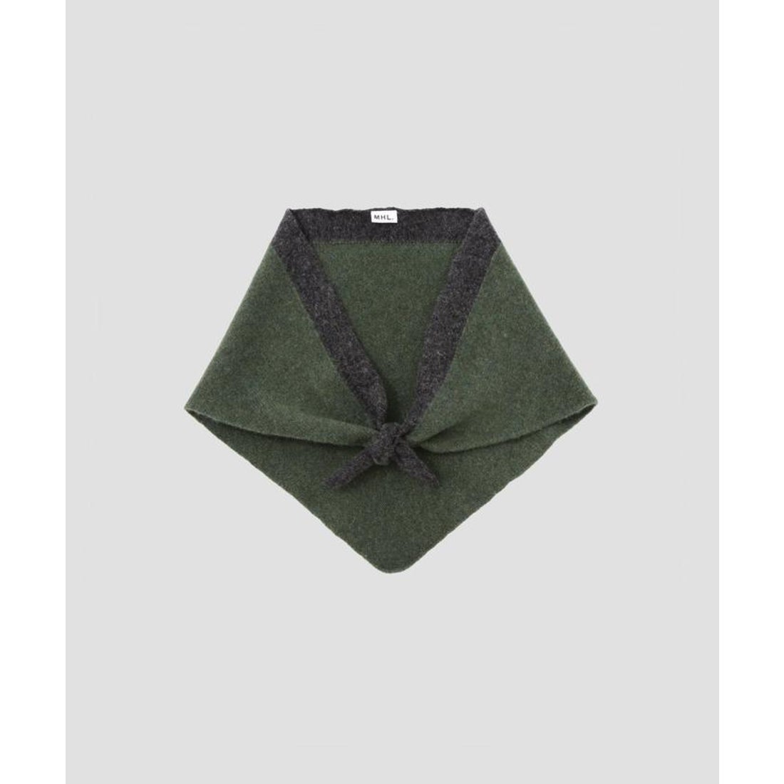エムエイチエル MHL. MHL TIPPED SCOUT SCARF （GREEN