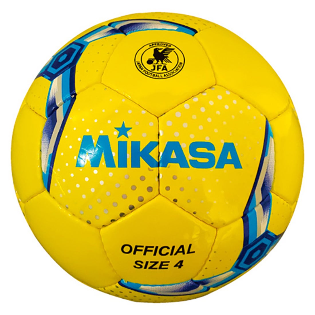 MIKASA ミカサ サッカー4号 検定球(イエロー) FT402A BLY サッカー