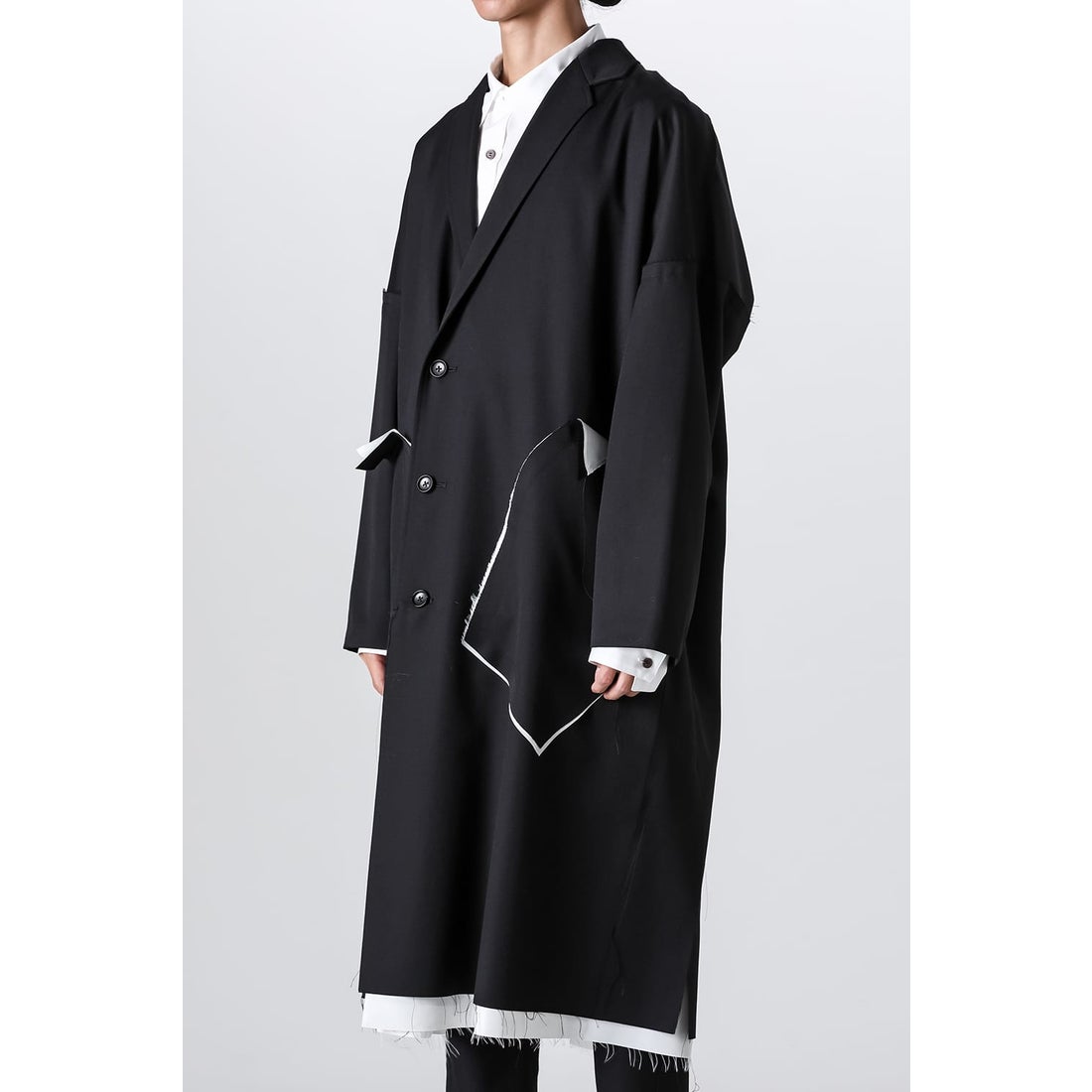 サルバム sulvam Classic Over Coat （Black） 通販 大阪/京都 -FASCINATE