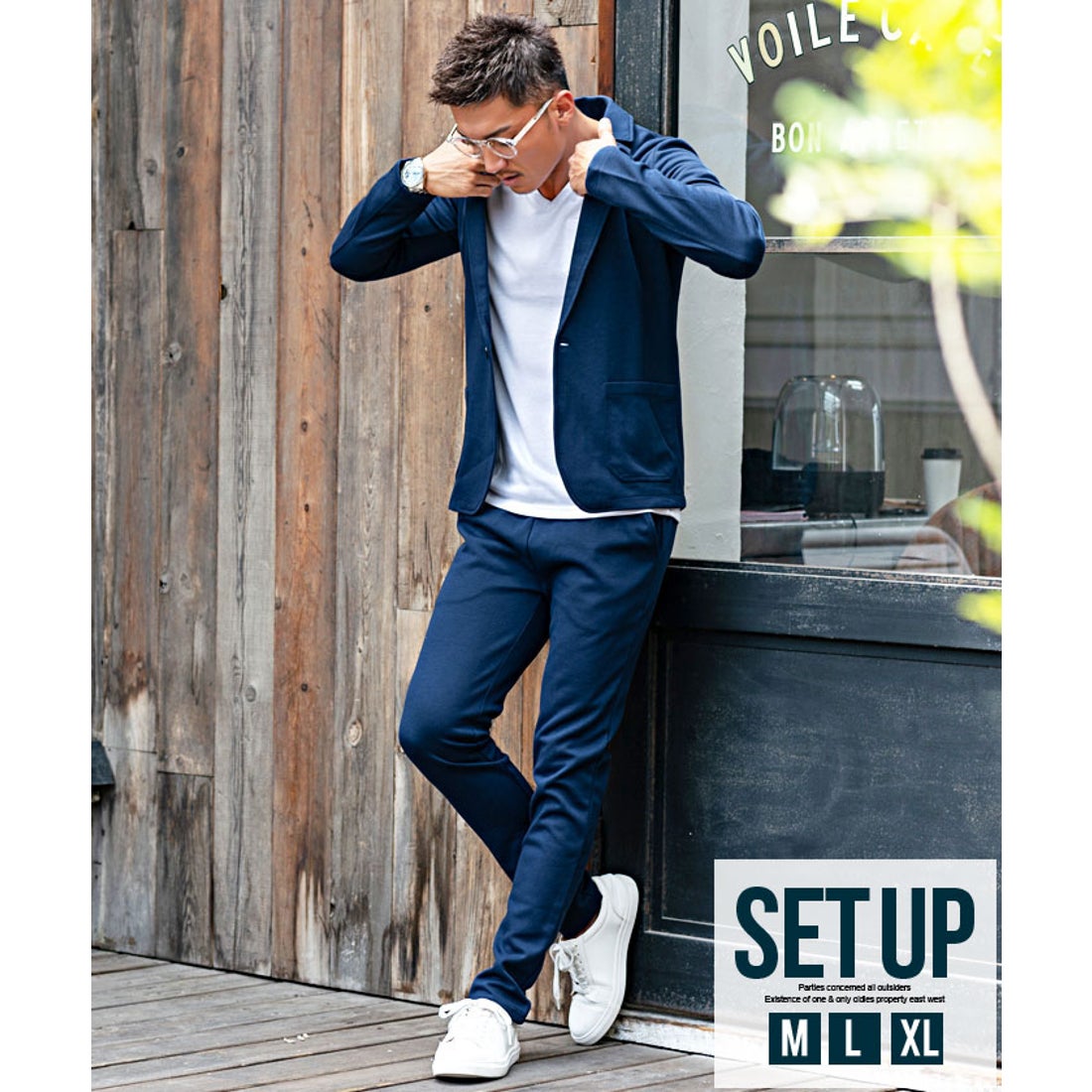 ビッチ Vicci カットテーラードジャケットセットアップ(フルレングス