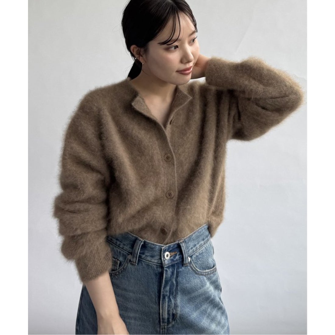 プラージュ Plage 《WEB限定追加》Fur Back Open プルオーバー