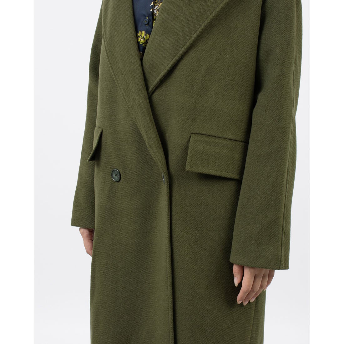 リナシメント RINASCIMENTO ダブルロングコート （Militare Verde