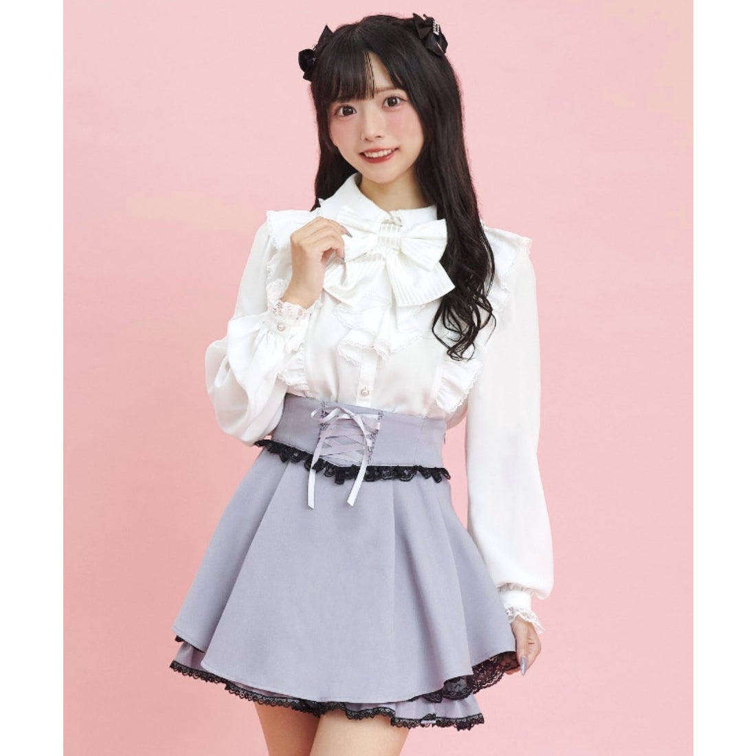 シークレットハニー Secret Honey サイドアップヘムレースアップ