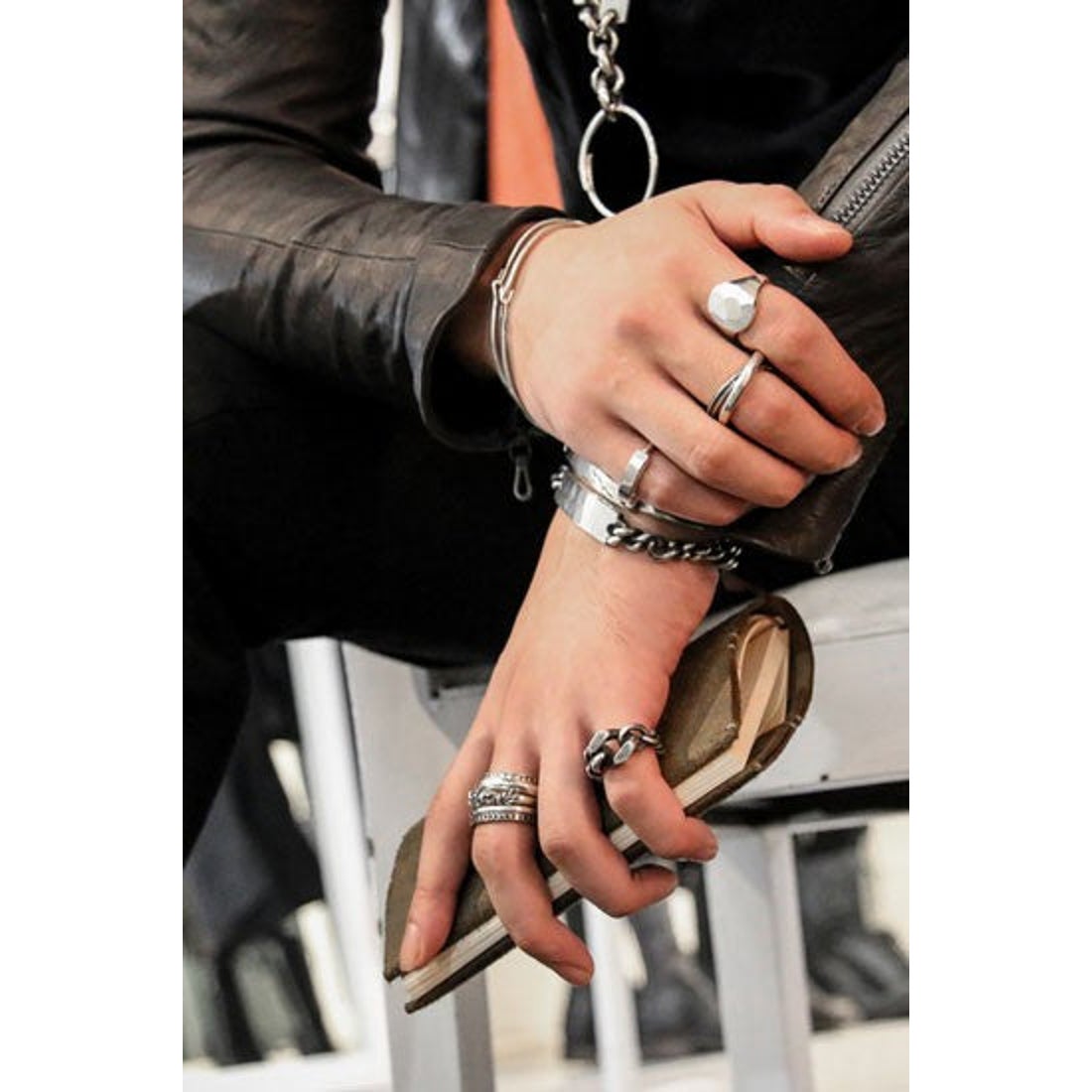 ワークスタットミュンヘン WERKSTATT:MUNCHEN Bracelet Tag （Silver