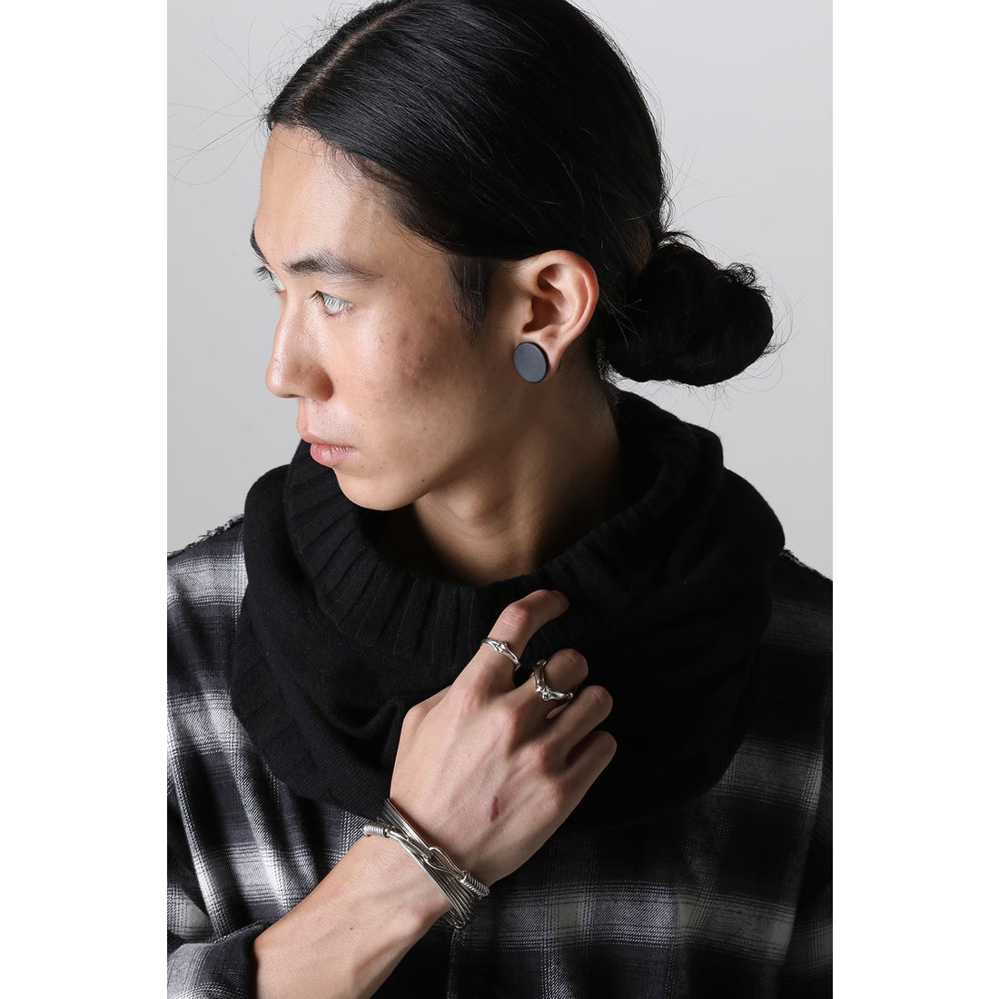TAKAHIROMIYASHITATheSoloist. bone shaped victory ring. （silver