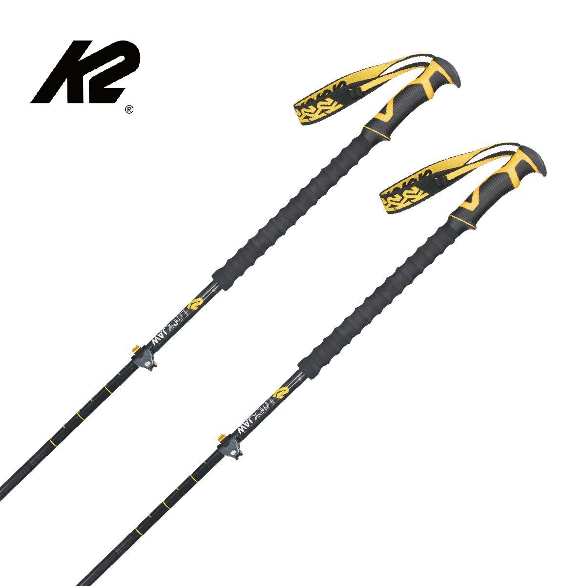 スキー ポール ストック 伸縮式 K2 ケーツー＜2026＞LOCKJAW CARBON
