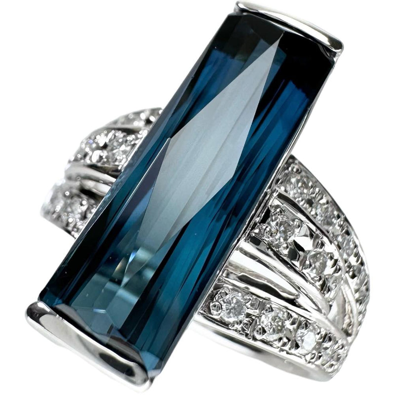 12.5号 ブルートルマリン/インディゴライトトルマリン 4.69ct