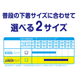 グーン ナイトジュニアパンツ14枚 – エリエールオンラインショップ