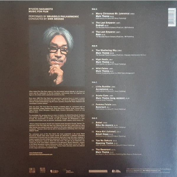 Ryuichi Sakamoto - Music For Films [Vinyl LP] – Loud & Clear Edinburgh