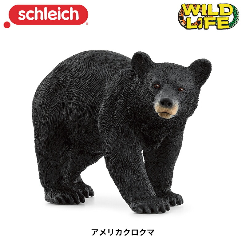 楽天市場】アメリカクロクマ 14869 動物フィギュア Wild Life