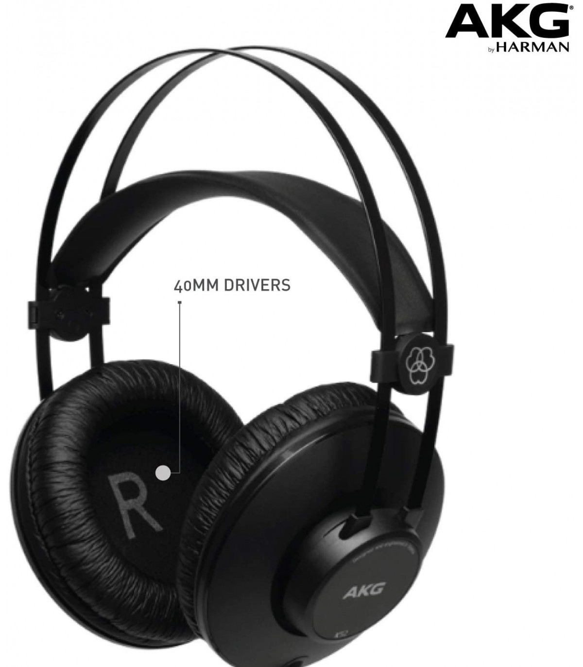 AKG K52 CLOSED HEADPHONES-DRIVER PROFESSIONALS