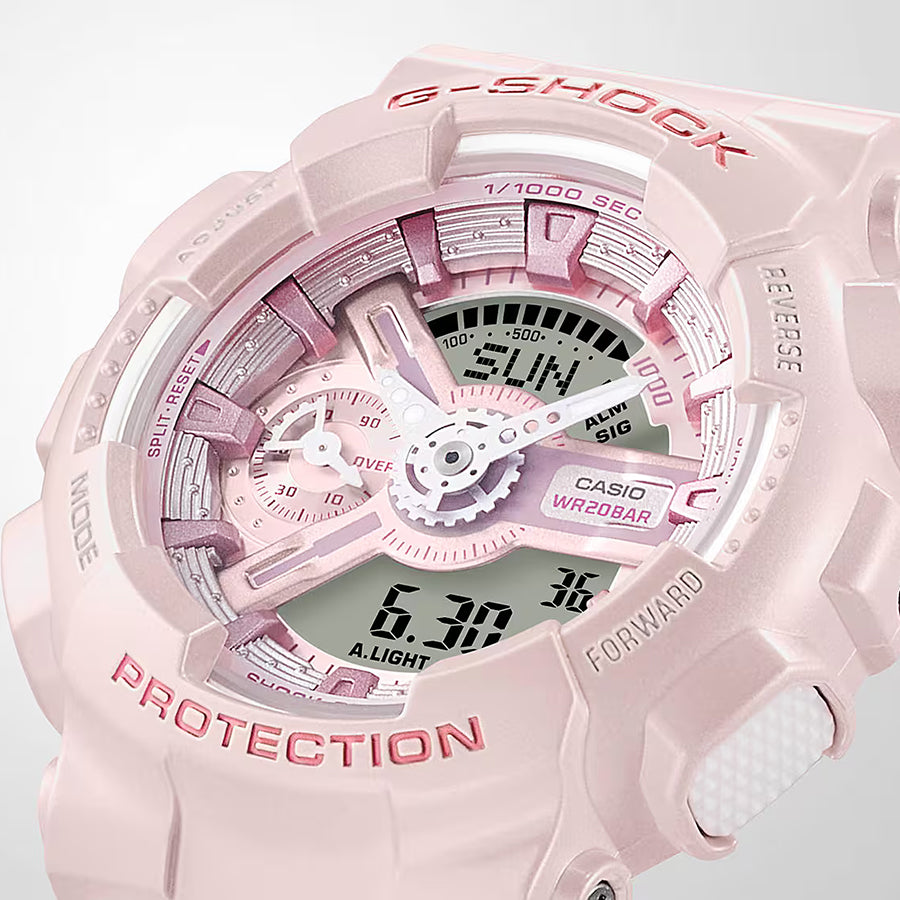 G-SHOCK ミッドサイズ シルキートーンカラーズ ピンク GMA-S110ST-4AJF