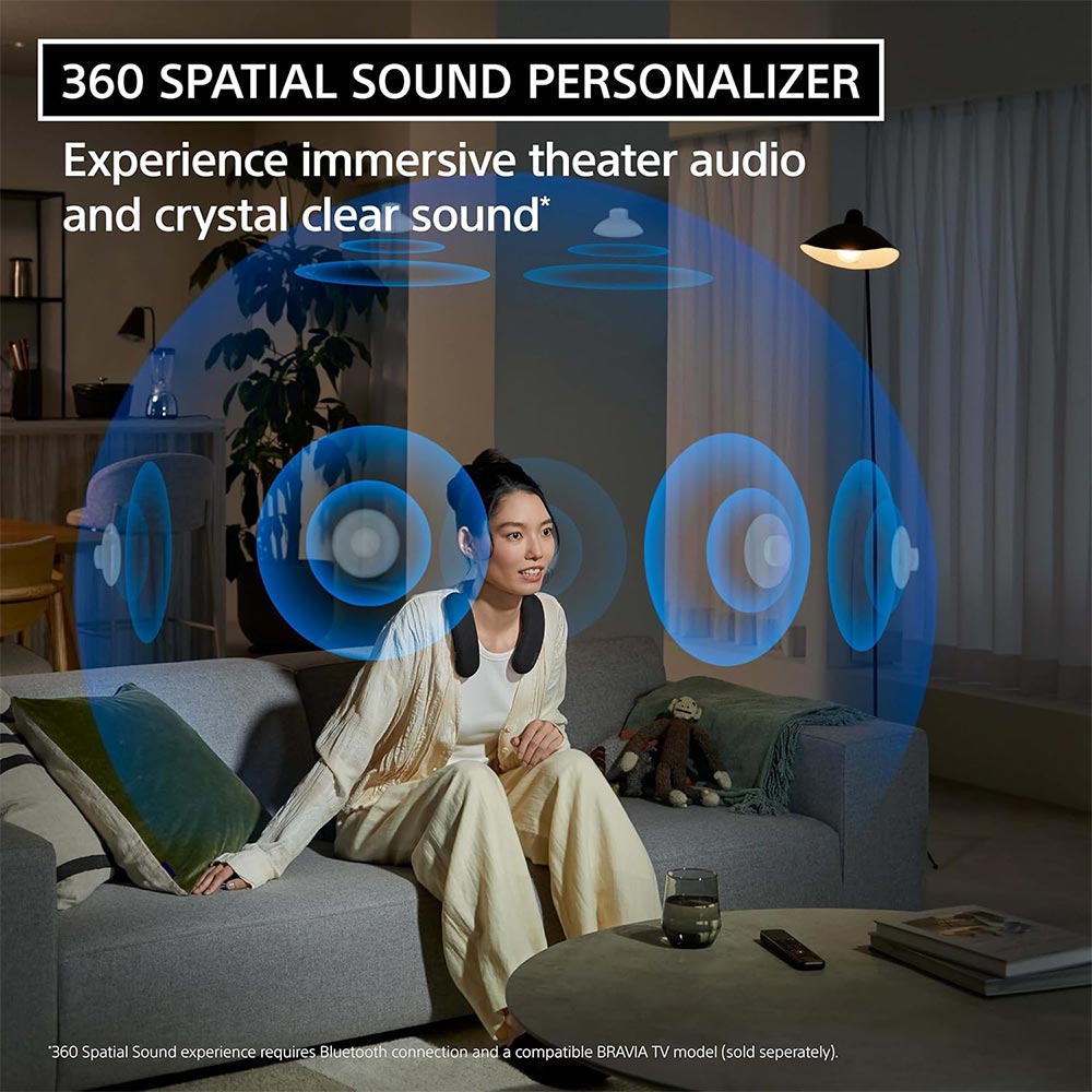 Sony BRAVIA Theater U Wireless Wearable TV Speaker with Dolby Atmos &