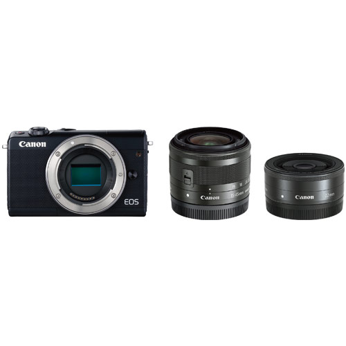 キヤノン EOS M100 ダブルレンズキット ブラック | ミラーレス一眼