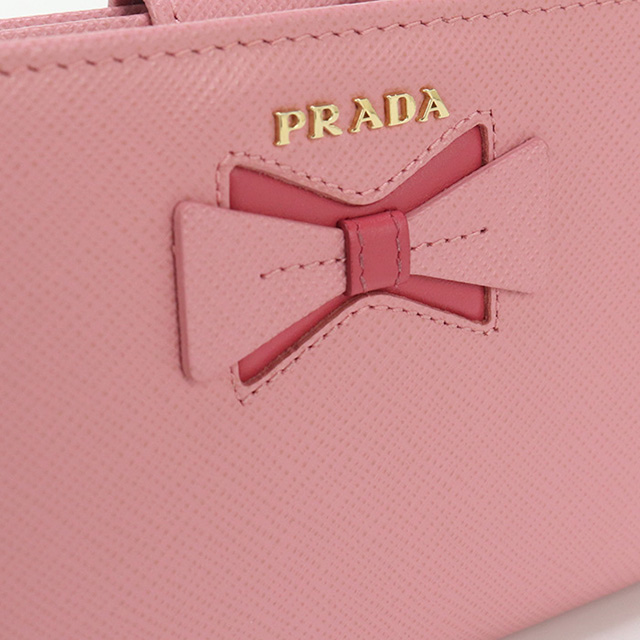 PRADA（プラダ） 中古 二折財布 レディース ブランド サフィアーノ