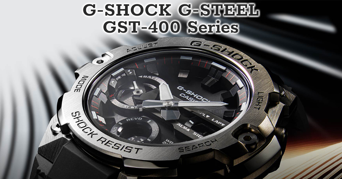 CASIO G-SHOCK G-STEEL「GST-B400」の紹介｜neel selectshop 腕時計の