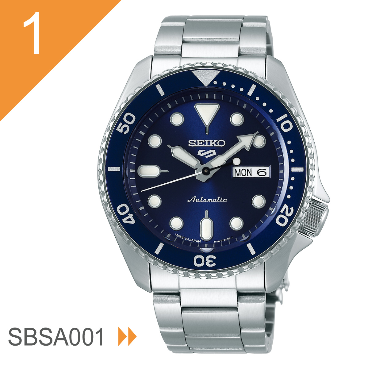 Seiko 5 Sports セイコー5 スポーツ SEIKO SPORTS 自動巻き メカニカル