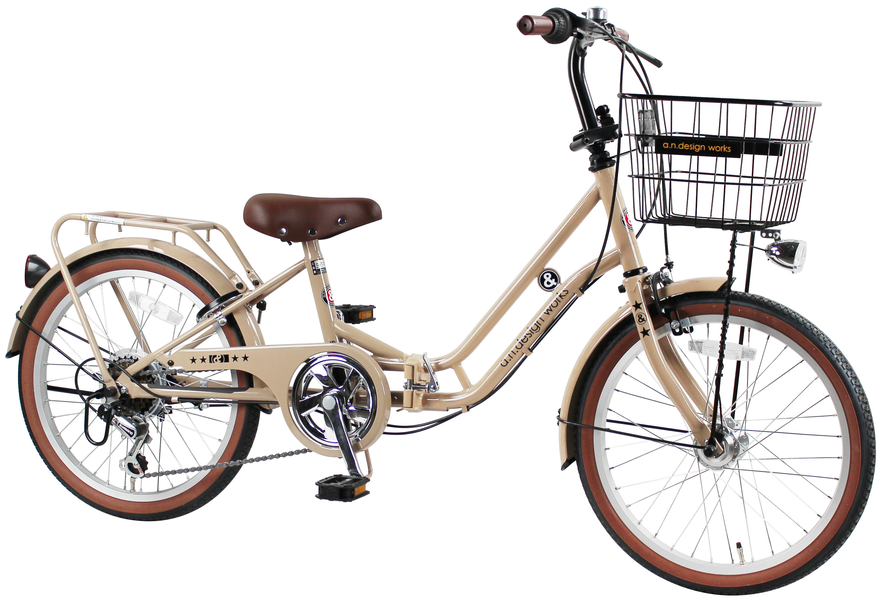 a.n.design-works 自転車 子供 20インチ 折りたたみ自転車 女の子