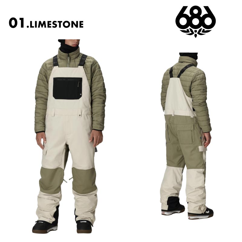 686/シックスエイトシックス メンズ スノービブパンツ MENS HOT LAP