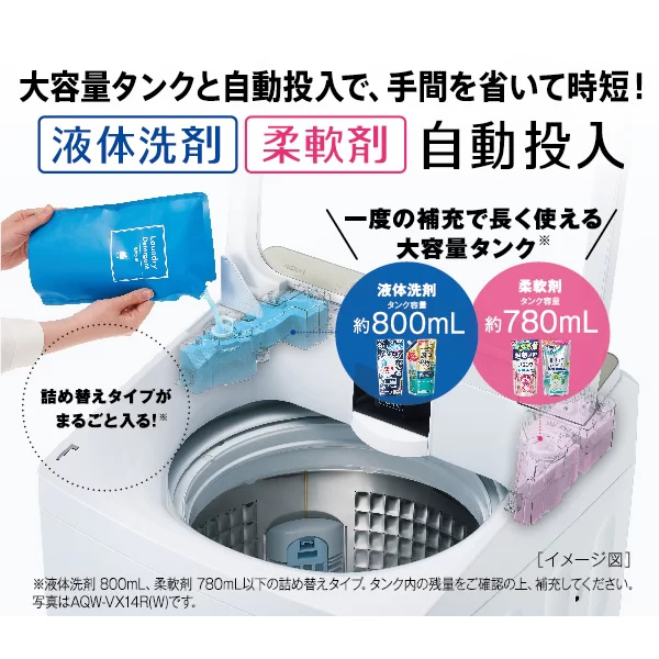 AQUA（アクア） 洗濯機(全自動 12kg〜) 洗濯機 縦型 全自動洗濯機