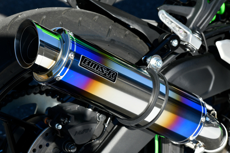BEAMS G436-54-P1J ZX25R SE 8BK-ZX250H スリップオン R-EVO2 ヒート