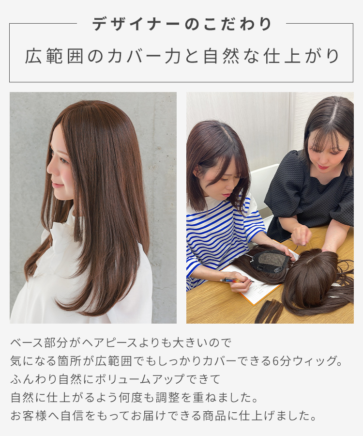 AQUADOLL（アクアドール） 部分ウィッグ 頭頂部 人毛 MIX ヘアピース