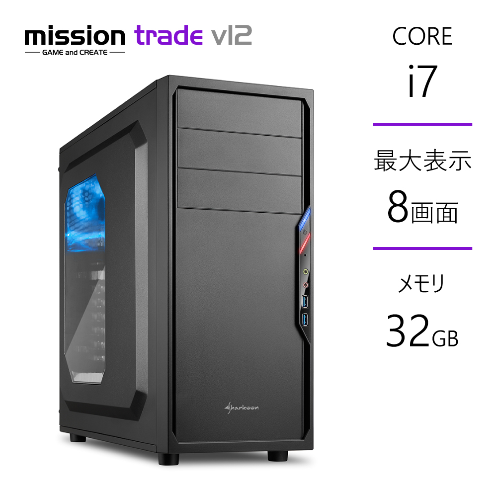 インテル（intel） トレーディングPC Core i7-12700F GT730 メモリ32GB
