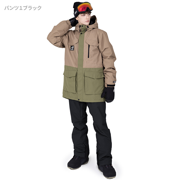 BLACK SNOW スノボウェア メンズ 上下セット スノーボードウェア