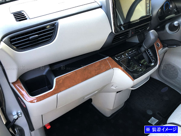 ルークス B40 B44A B45A インテリア パネル セット 4PC ウッド調