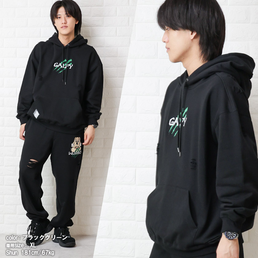 GALFY（ガルフィー） メンズ レディース 覚醒ビーストパーカー フード