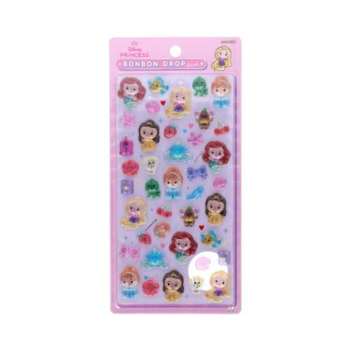 ディズニープリンセス シールシート ボンボンドロップシール