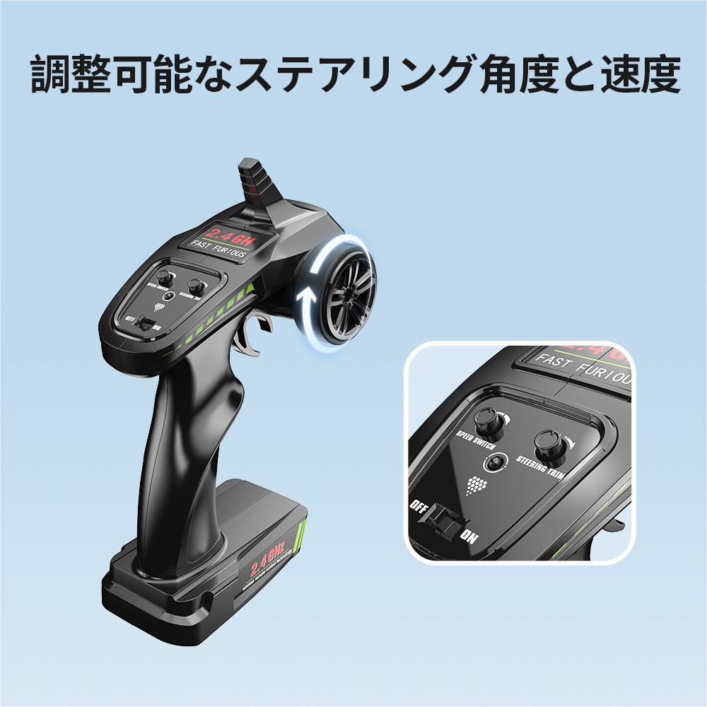 DEERC ラジコン オフロード ラジコンカー DEERC RCカー ギフト 40分間