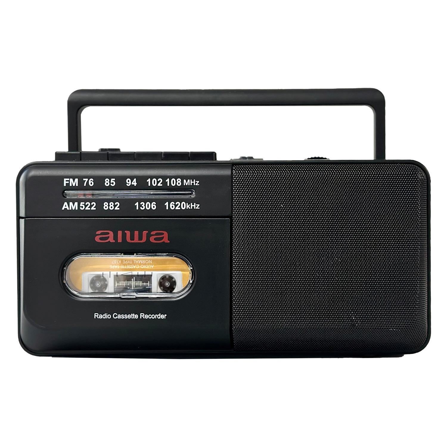 とうしょう aiwa ラジカセ AM ワイドFM カセットレコーダー 980g 電池