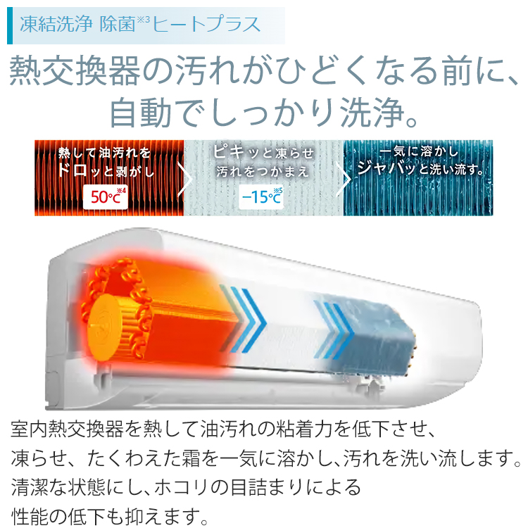 白くまくん エアコン おもに8畳 日立 Vシリーズ 2024年 凍結洗浄
