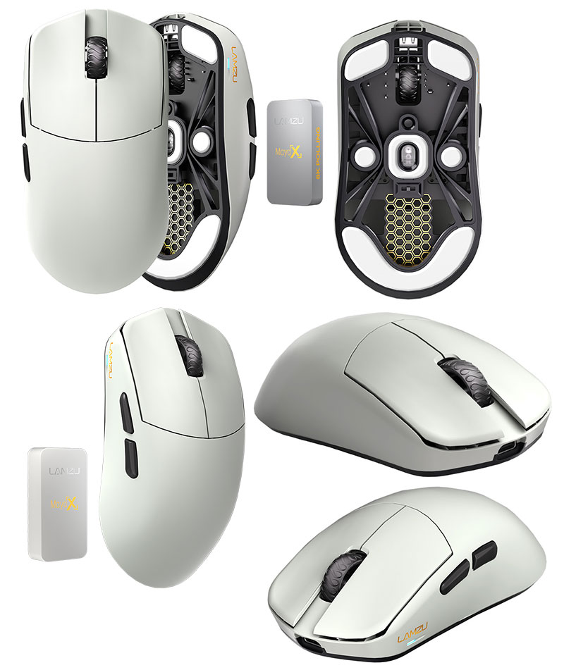 LAMZU LAMZU Maya X 8Kレシーバー付属 ワイヤレスゲーミングマウス