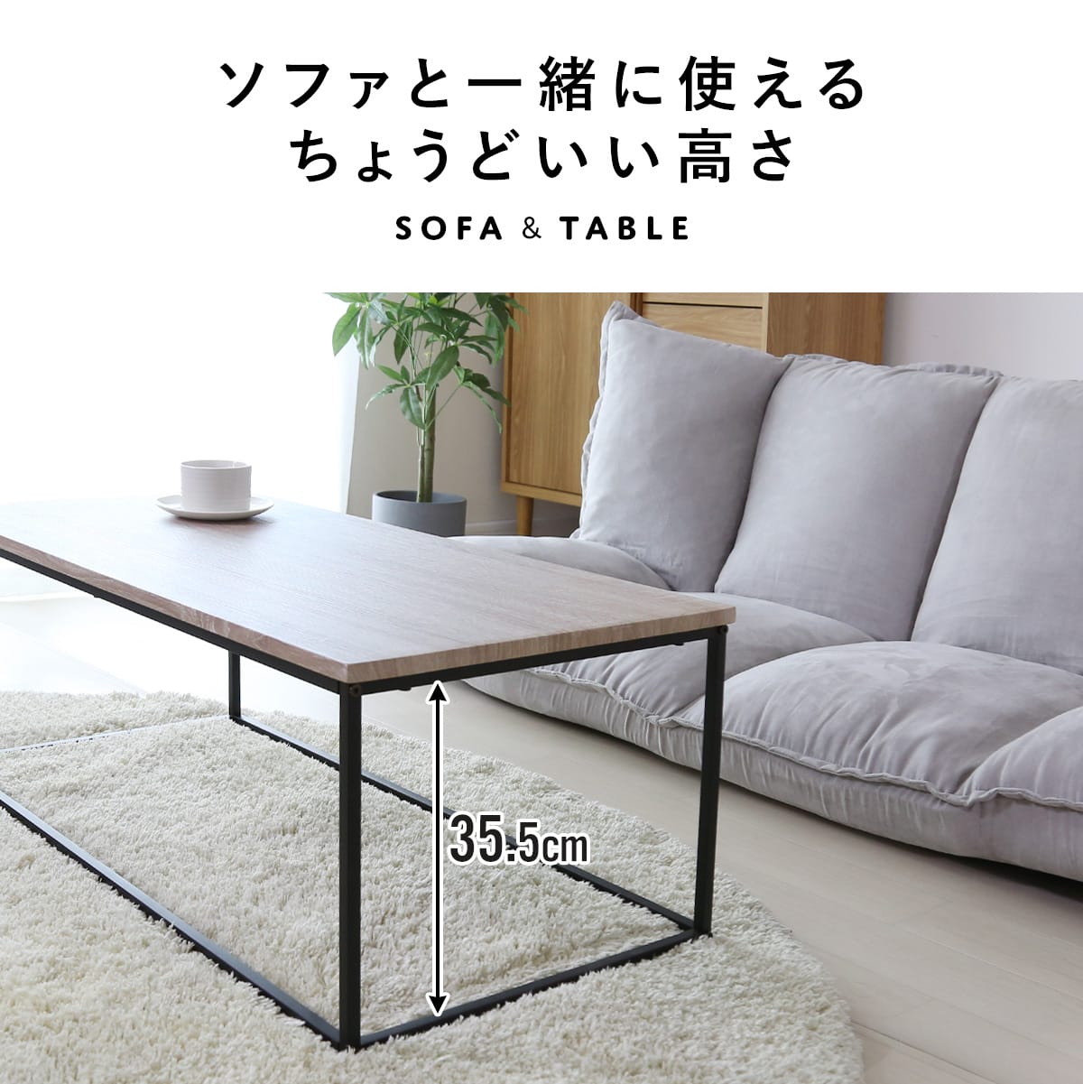 DORIS（ドリス） センターテーブル 木製 ローテーブル コーヒー