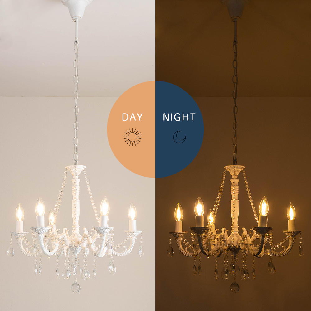 シャンデリア 照明 おしゃれ アンティーク LED 電球付き 高級 豪華
