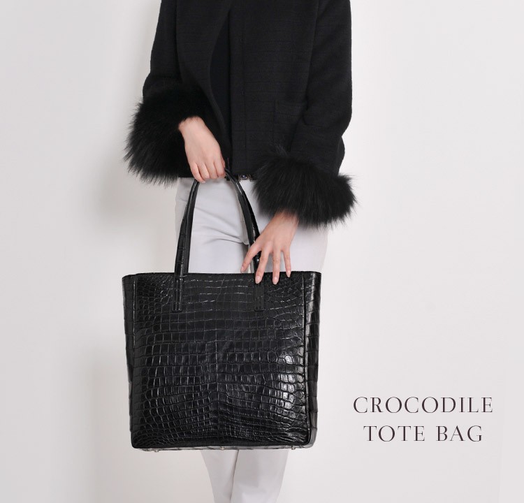 sankyo shokai（三京商会） クロコダイルバッグ crocodile トート