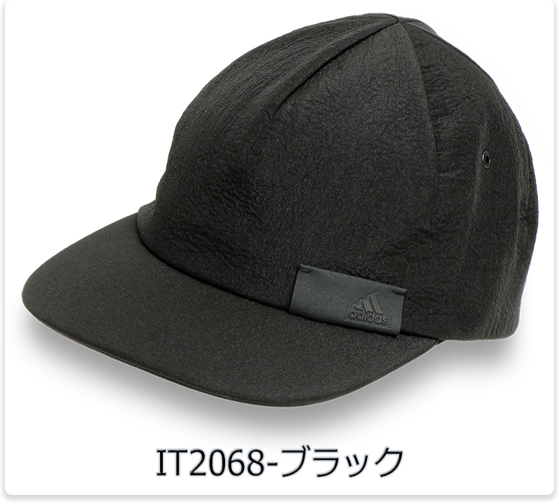 adidas（アディダス） キャップ ブラック メンズ 帽子 黒 シンプル