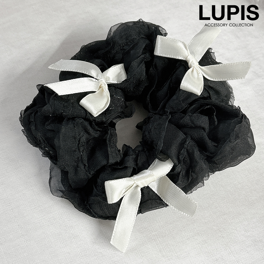 LUPIS（ルピス） ヘアアクセサリー シュシュ ヘアゴム リボン フリル