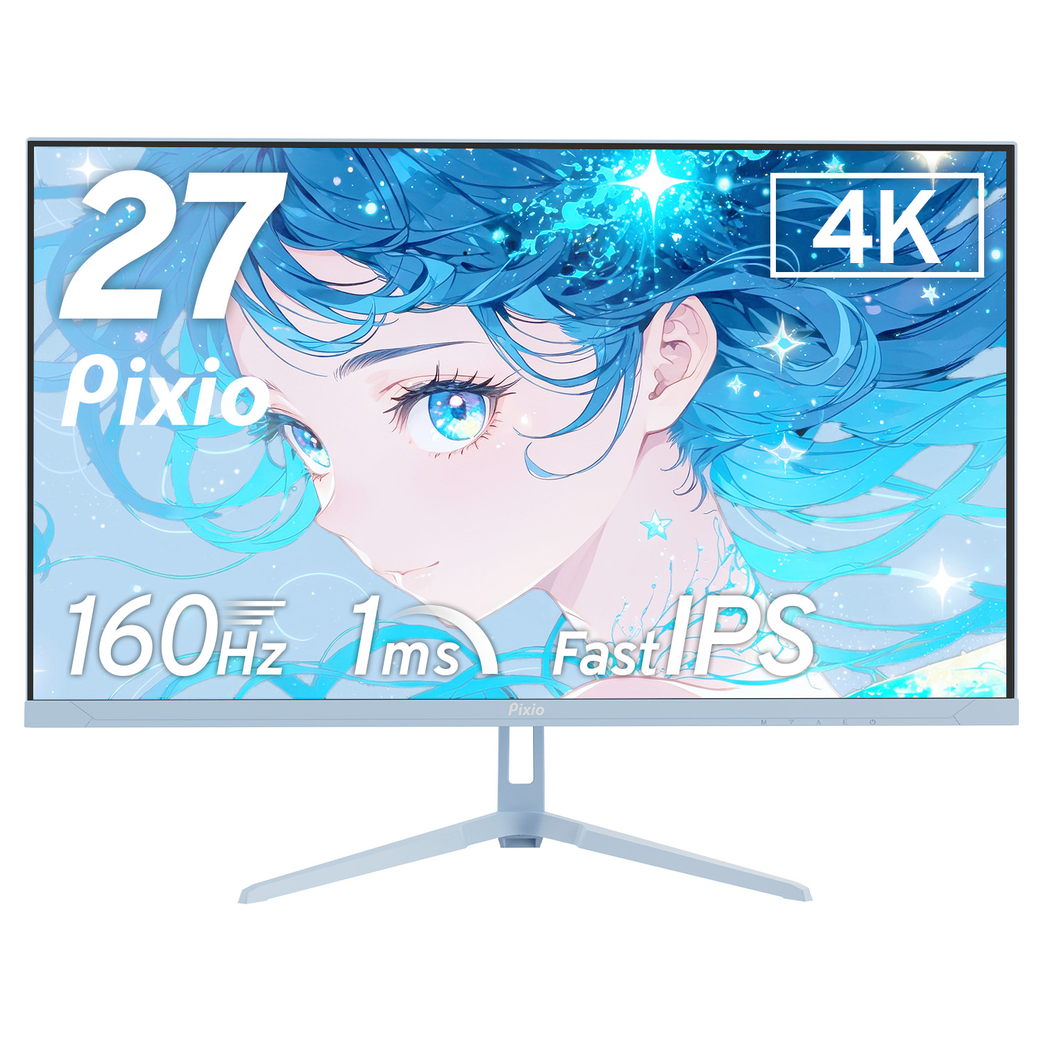 Pixio ゲーミングモニター 4K PX27UWAVE 白 ホワイト 27インチ 160hz