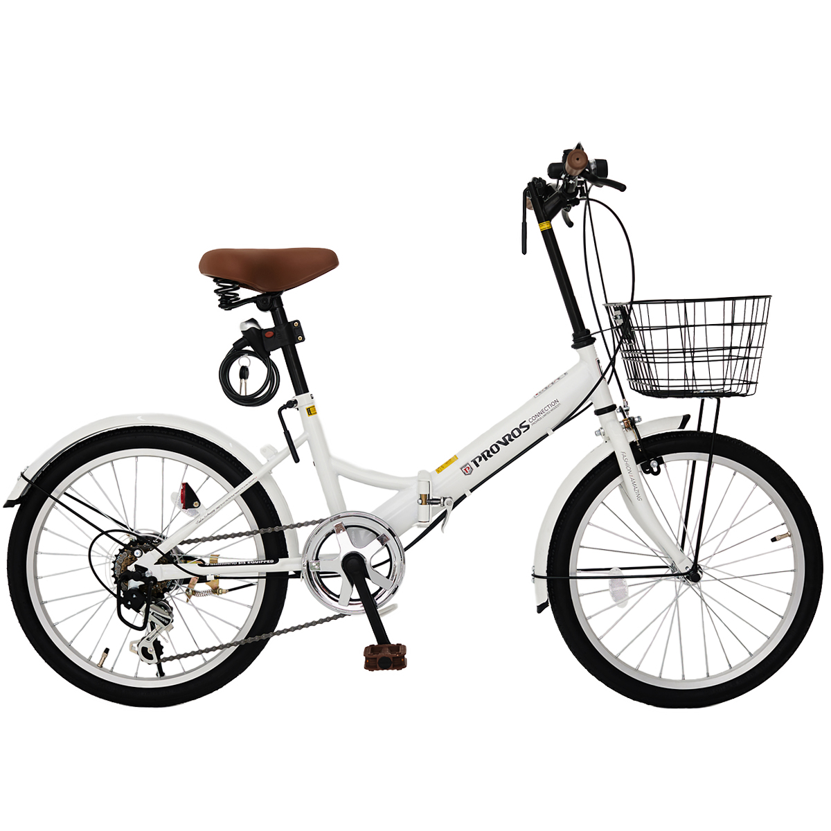 PROVROS（プロブロス） 折りたたみ自転車 20インチ シマノ 6段変速ギア