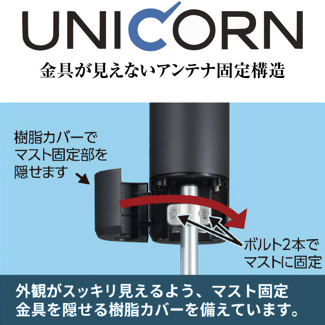 マスプロ（MASPRO） マスプロ電工 ユニコーン U2CN(WW) / U2CN(VBB