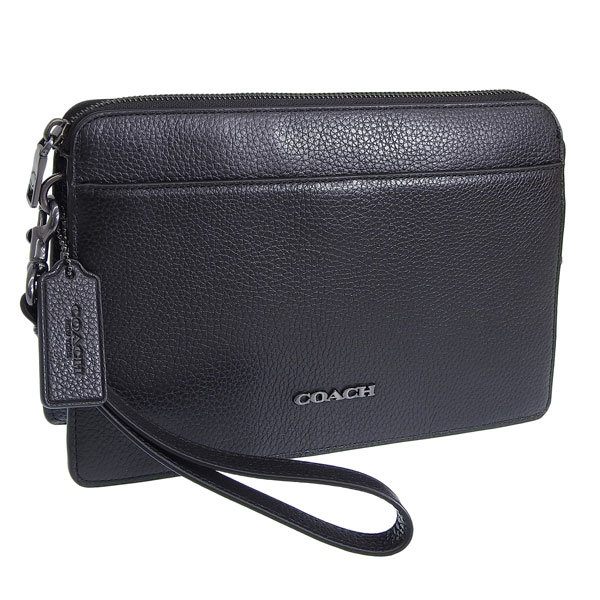 COACH（コーチ） ジップポーチ メンズ クラッチバッグ リストレット