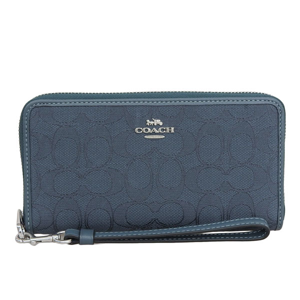 COACH（コーチ） 財布 レディース 長財布 アウトレット デニム ロング