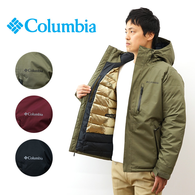 Columbia（コロンビア） 防水 中綿 マウンテン パーカー オーク