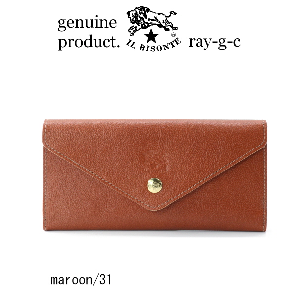 IL BISONTE（イルビゾンテ） 財布 フラップ 三つ折り ロングウォレット